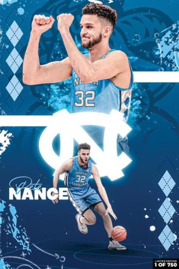 North Carolina Autographed Posters (FG)